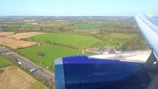 Monarch A300 FINAL FLIGHT G-OJMR Landing at Birmingham Airport [1080p HD]