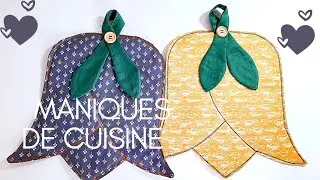 tutoriel couture🪡🧵 maniques de cuisine/potholders (patron gratuit)