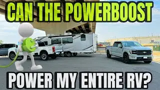 Может ли бортовой электромобиль Ford F150 PowerBoost 7.2 KW Pro Power обеспечить питанием весь мой автодом???