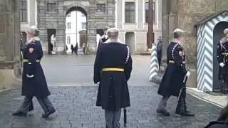 Changing of the Guard at the Prague Castle