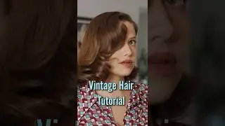 Винтажная прическа для коротких волос!