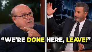 Danny DeVito Kicked Off Jimmy Kimmel's Show After Fiery Clash