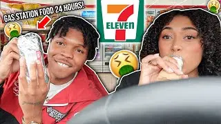 WE ONLY ATE GAS STATION FOODS FOR 24 HOURS! *Unexpected*