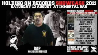 Holding on records stuff @ showcase 2011