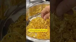 10kg gold melting furnace for refining gold jewelry #goldfactory #machine #goldcollector #goldbar