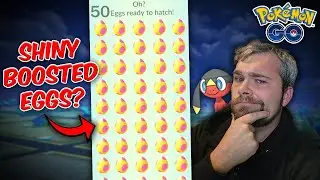 50 Shiny Boosted Eggs Hatched! Are they worth it? (Pok&eacute;mon GO)