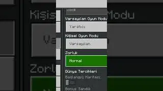 Minecraft'a yeni başlayanların bilmesi gereken ayarlar pt:1