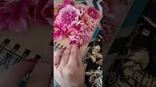 Custom Journal 📚💐 #handcraftedjournal #creative #diy #craft #scrapbooking #artjournal