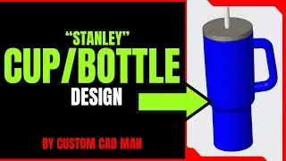 Free Sealable Cup Design & Assembly | Sweep Blend, Shell, Revolve & Exploded View | Creo Parametric