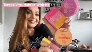 Testing Viral Makeup With Me | Made By Mitchell, Pink Honey, The Beauty Crop