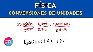CONVERSIÓN DE UNIDADES - FÍSICA UNIVERSITARIA SEARS-ZEMANSKY 