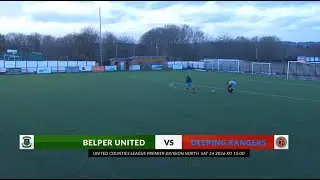 Belper Utd 2 Deeping Rangers 0 - Match highlights