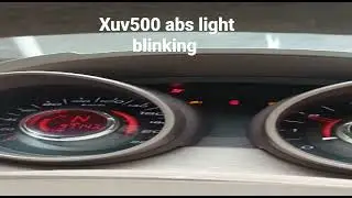 xuv500 abs light blinking