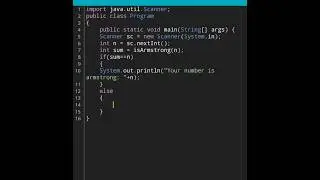 check armstrong number in java #shorts #codingshorts #codingtime