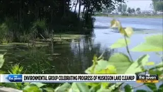 Environmental group celebrates cleanup progress on Muskegon Lake