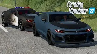 FS22 - Chevrolet Camaro ZL1 1LE V8 - Car mod for Farming Simulator 2022 Roleplay