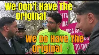 Speakers Corner/Muslims Confusion/They Disagree About If They Have The Original Quran/Ex Muslim Ish