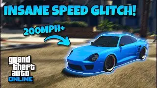 How To Do The FASTEST SPEED GLITCH In GTA 5 Online (Over 200+MPH)