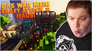 Wir GUCKEN uns mein MINECRAFT CRAFT ATTACK 8 HAUS zum LETZTEN mal an!