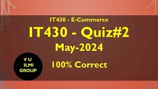 IT430 Quiz no 2 - 2024 | Quiz 2 IT430 2024 | 100% Correct