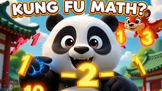 The Lazy Panda Who Learned Kung Fu Math 🐼🥋 | Funny Animated Story for Kids&rdquo;