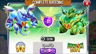 Dragon City: Ice Titan Dragon vs Nature Titan Dragon [EXCLUSIVE BREEDING] 😱