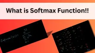 What is Softmax function used in Deep Learning Neural Network? LLM | Artificial Intelligence