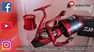 🔴 carrete daiwa Tournament Básia Surf 45 SCW QD 2020-2021 🔴
