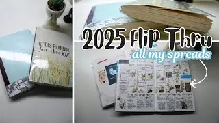 2025 Hobonichi Cousin Flip Thru  | Functional & Minimalistic Spreads