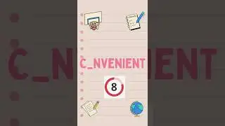 Can You Solve This Missing Letter Word Puzzle? Test Your Vocabulary Skills #shorts #1 238