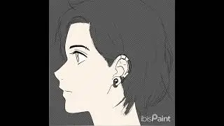 OC Anime Style. Happy New Yr! Anyone have a resolution this yr? #timelapse #ibispaintx