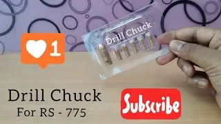 Unboxing Mini Drill Chuck ||for 0.5-3 mm ||for RS775 motor||Muki ideas