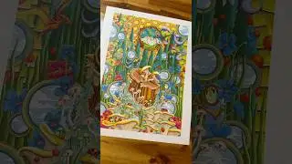 My art 🖼️ #trippyart #workingartist #markerart #psychedelicart #artstyle #trippy