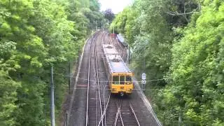 Tyne and Wear Metro - Metrocars 4013 and 4067 arriving into Regent Centre