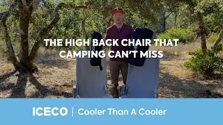 ICECO | High Back Camping Chair is almost too good looking to take camping 🤩