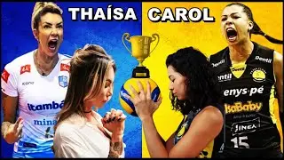 CAROL X THAÍSA - VAI SER CHOQUE DE MONSTROS NA FINAL DA SUPERLIGA 2021/2022