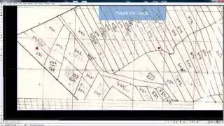 Digitization of old distorted maps