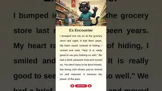 Ex Encounter 👋 Stay Civil (Grocery) #shorts #english #ex