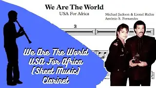 We Are The World - USA For Africa (Sheet Music) Clarinet