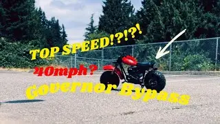 Get more speed on MB200 mini bike, governor by pass (How to video)