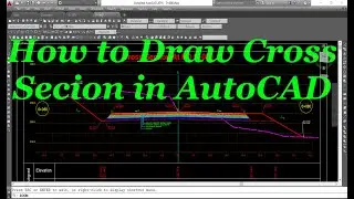 Complete Draw Road Cross Section in Auto CAD.