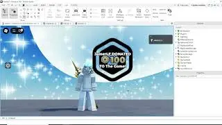 Roblox Studio Donation GUI VFX System