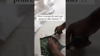How to pad a bustier for beginners #viral #sewingtutorial