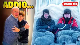 ADDIO PAPÀ e MAMMA VADO a VIVERE in UN IGLOO a 2500 METRI..
