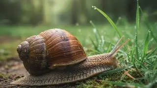 Uncovering the secrets of wild snails' survival and free roaming in the open nature