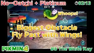 WORLD FIRST | Trial of the Sage Leaf Platinum No-Oatchi #5: The White Key - PIKMIN4