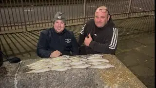 UK SHORE FISHING~ ITS GOOD TO BE BACK! A BUSY EVENING ON THE WHITING 