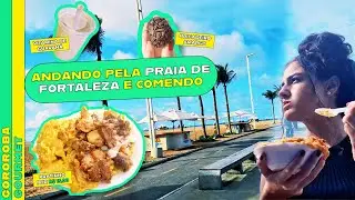 Clara prova COMIDAS INCRÍVEIS na praia de Fortaleza! 🌊🍤 Baião, Acarajé e muito mais!