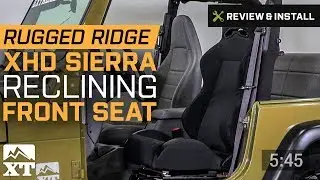 Jeep Wrangler Rugged Ridge XHD Sierra Reclining Front Seat (1997-2006 TJ) Review & Install