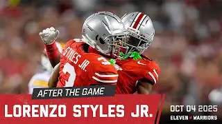 Lorenzo Styles Jr. discusses Ohio State's trick punt return play, shares frustration he didn't score